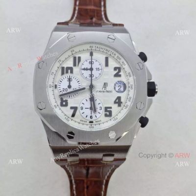 Replica AAA Grade Swiss Audemars Piguet Royal Oak Offshore White Face Fashion Watch